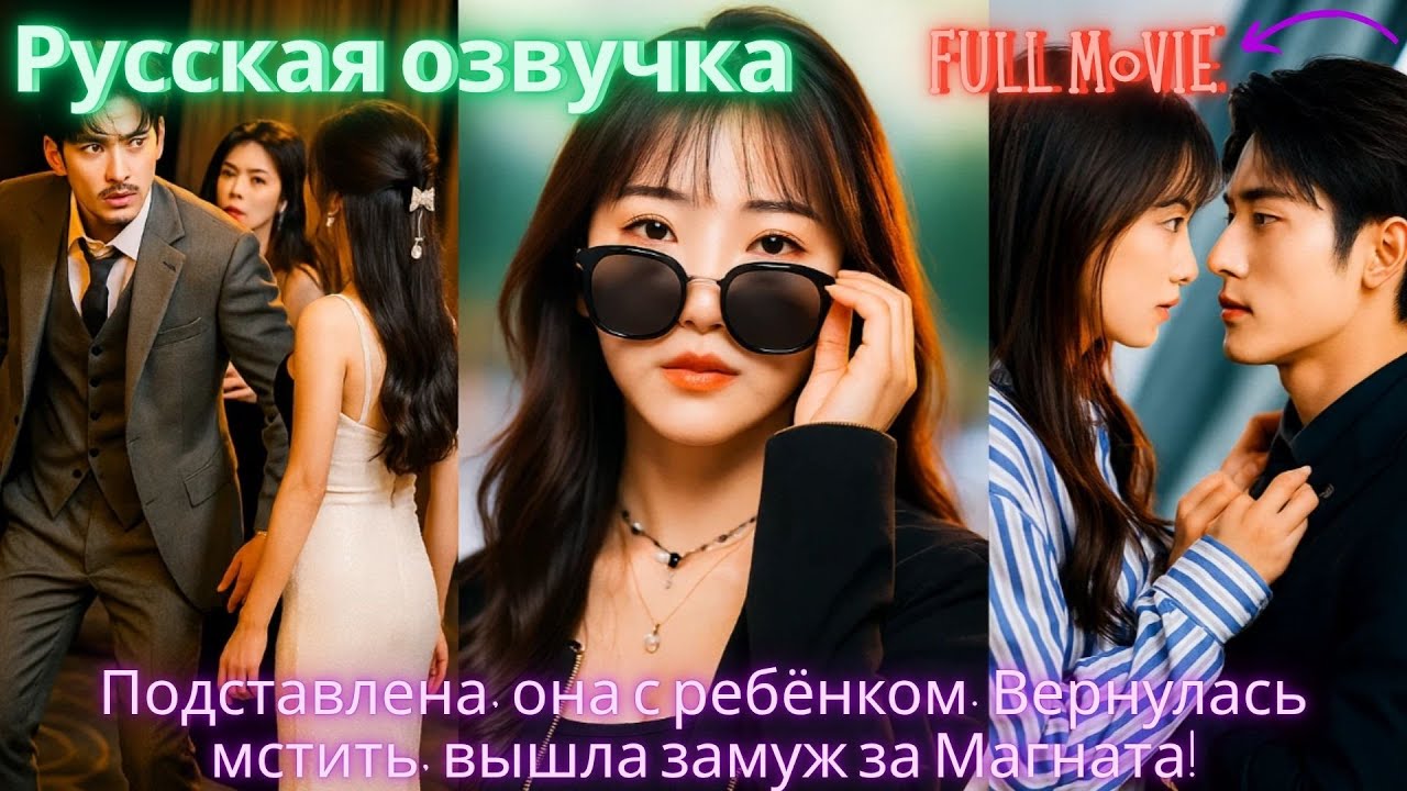 Подставлена, она с ребёнком. Вернулась мстить, вышла замуж за Магната! #дорама #2025
