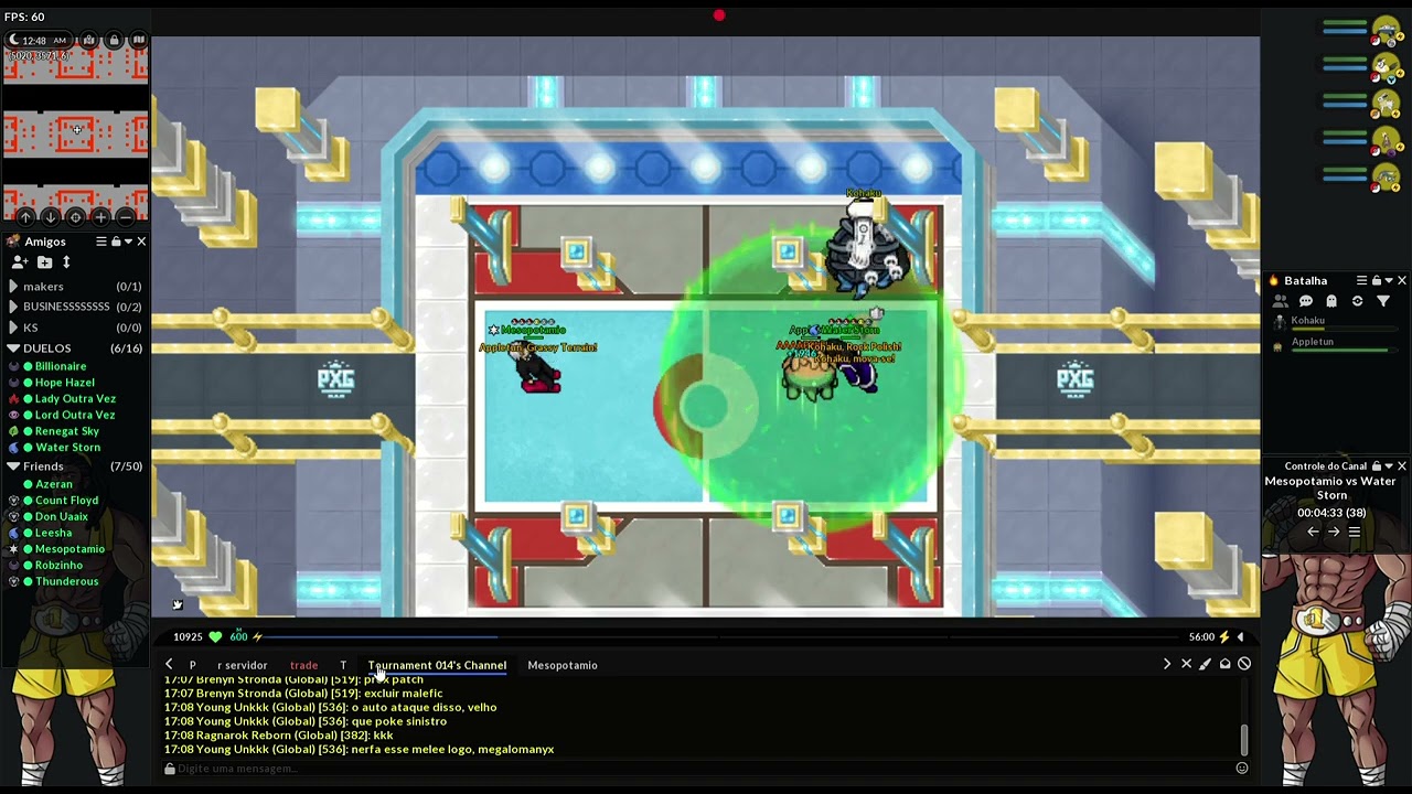duel 2Mesopotamio Wingeon contra Water Storn Seavell
