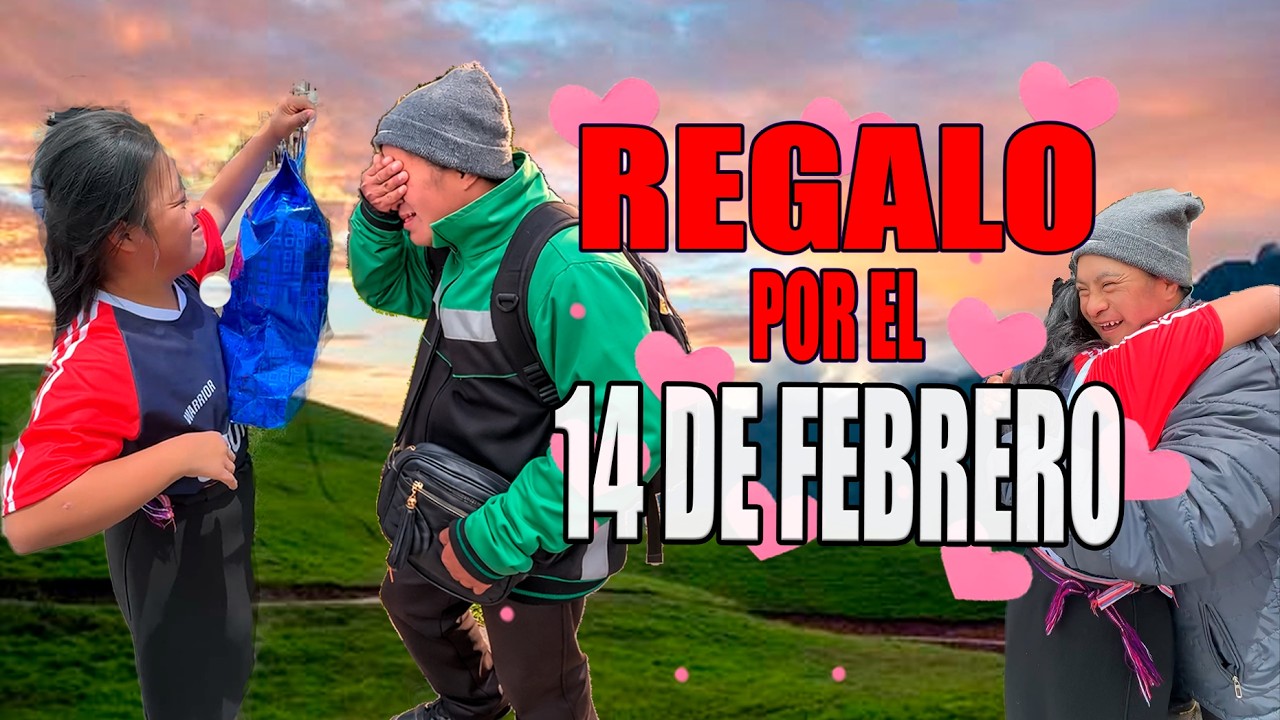 Un regalo de la Yuri para el Manuelito por el 14 de Febrero