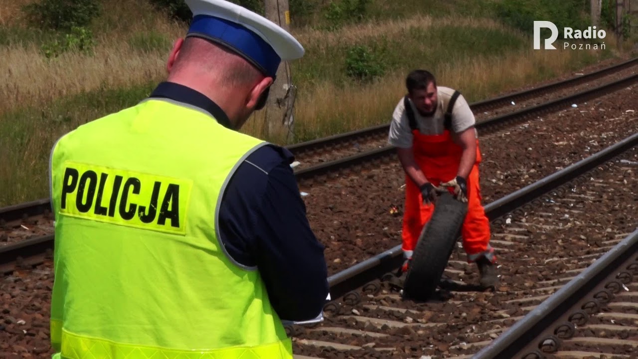 Wypadek na przejeździe kolejowym w Kijewie