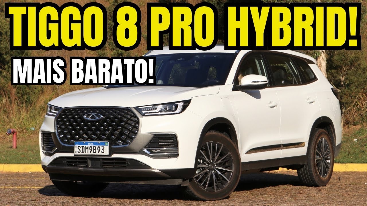 CHERY TIGGO 8 PRO Hybrid 2023 EM DETALHES! FICOU MAIS BARATO E CUSTA MENOS QUE O GWM HAVAL H6!