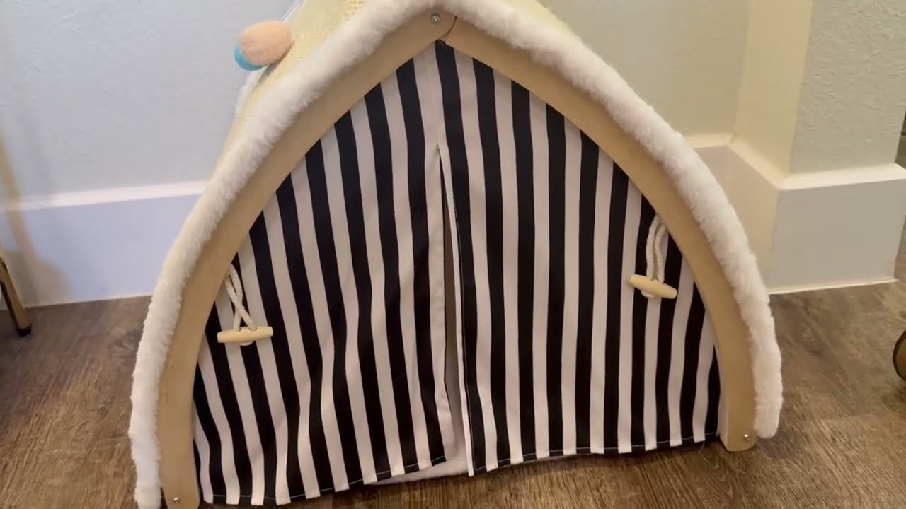 COODIA Cat House, Cat Beds for Indoor Cats, Cat Scratchers with Sisal Scratching Board, Cat Scratche