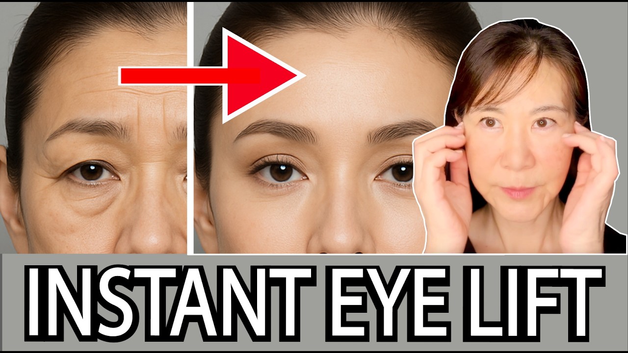 INSTANT EYELID LIFT 👀✨ FACE YOGA SECRET