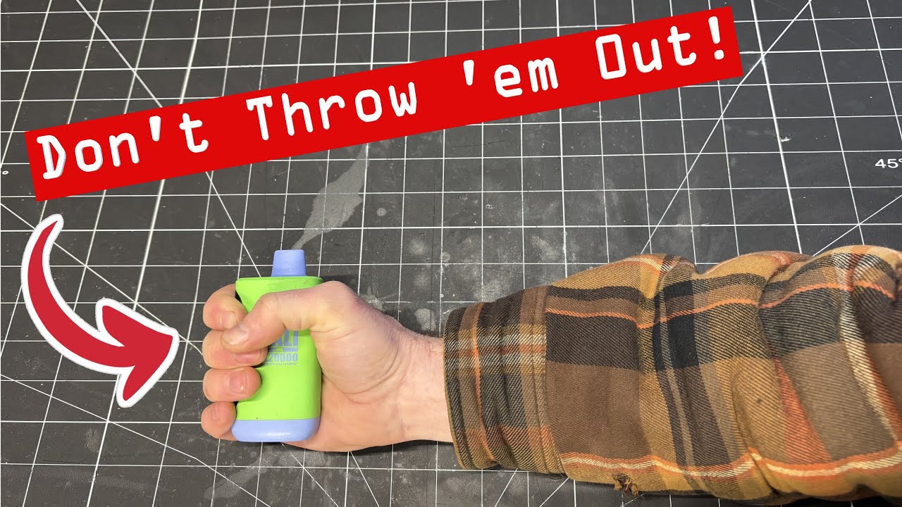Don't Toss it! 3 Fun Ways to Repurpose Disposable Vapes!