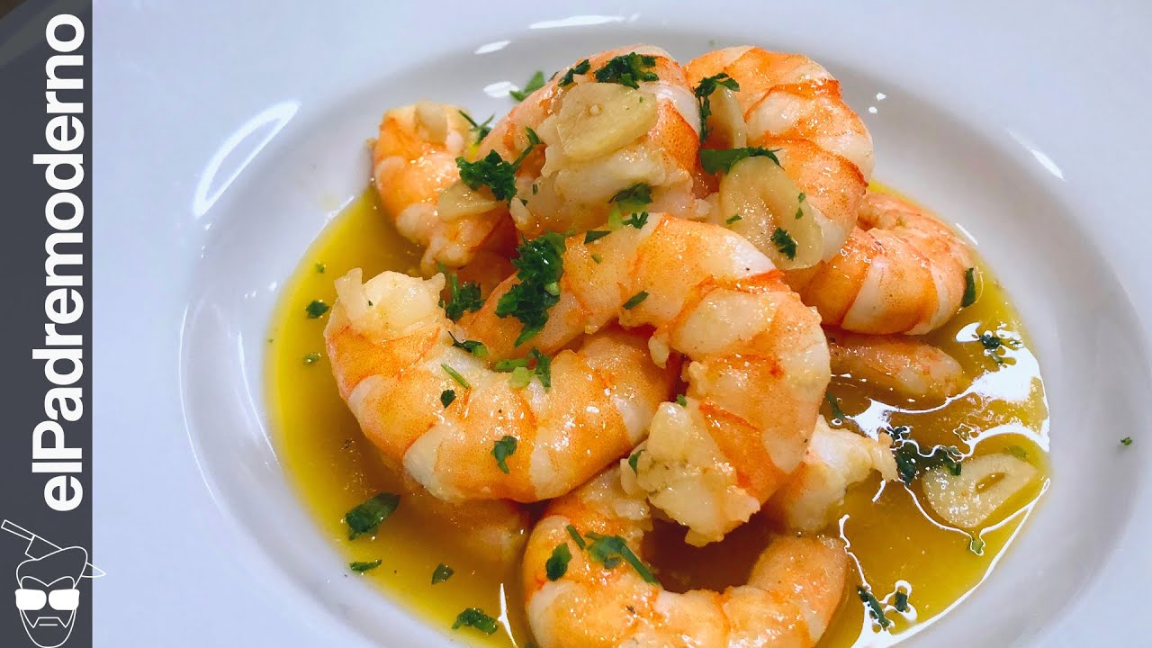 LANGOSTINOS AL AJILLO Receta fácil y rápida