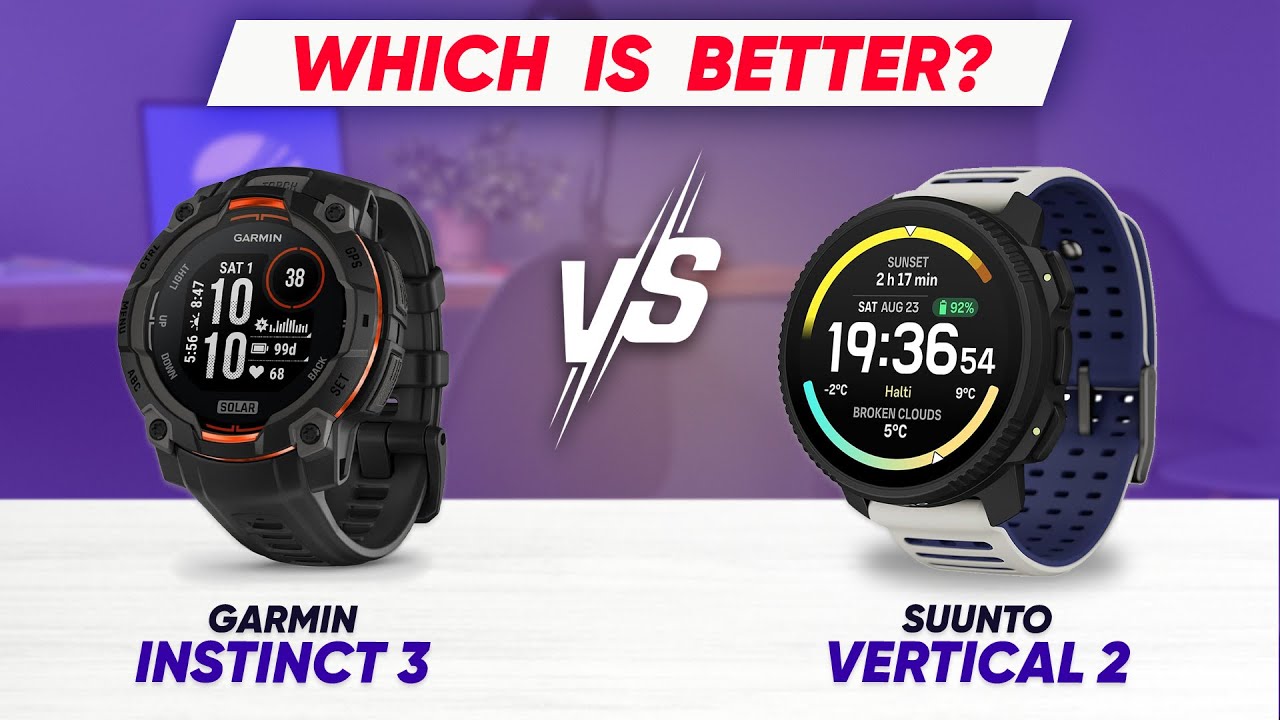 Garmin Instinct 3 vs Suunto Vertical 2 &ndash; Which Adventure Watch WINS?