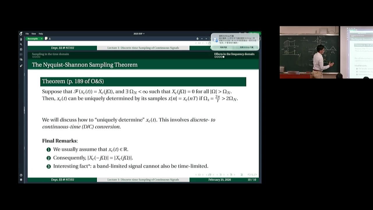 Intro. to DSP - Lec 1b