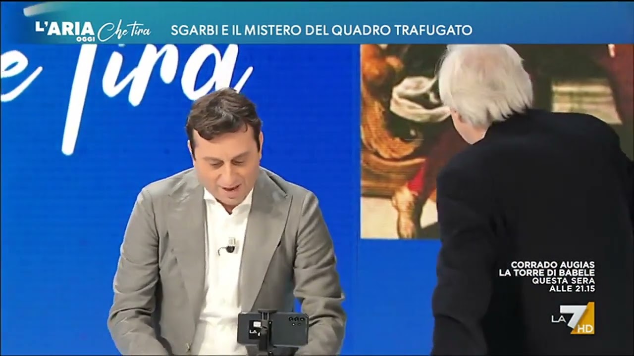 Quadro trafugato, Vittorio Sgarbi: 