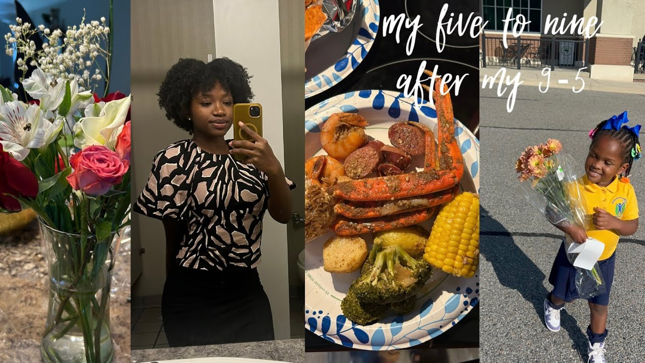 romanticizing life : the life of a single mom living with her parents | my 5-9 after my 9-5 routine 