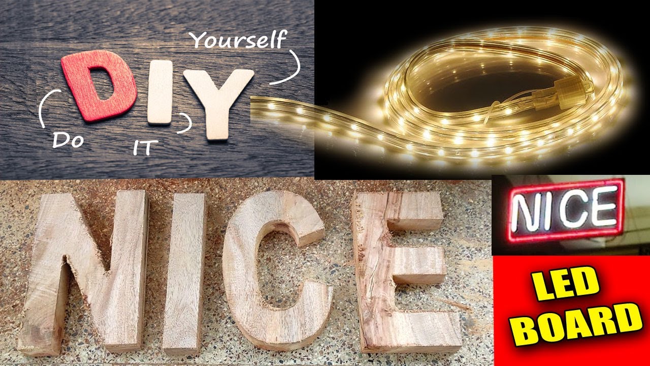 DIY (Do It YourSelf) Wood LED Budget Lighting