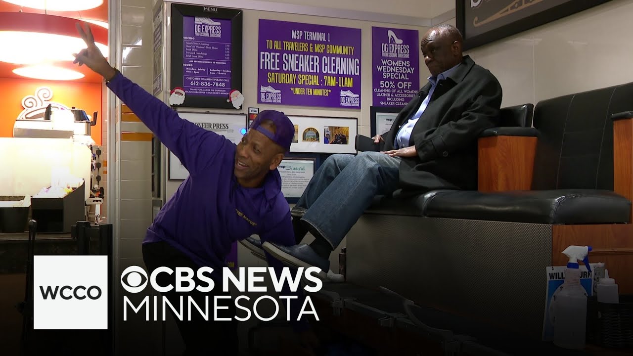 Meet Danny Givens Sr., a shoeshine expert and staple at MSP Airport
