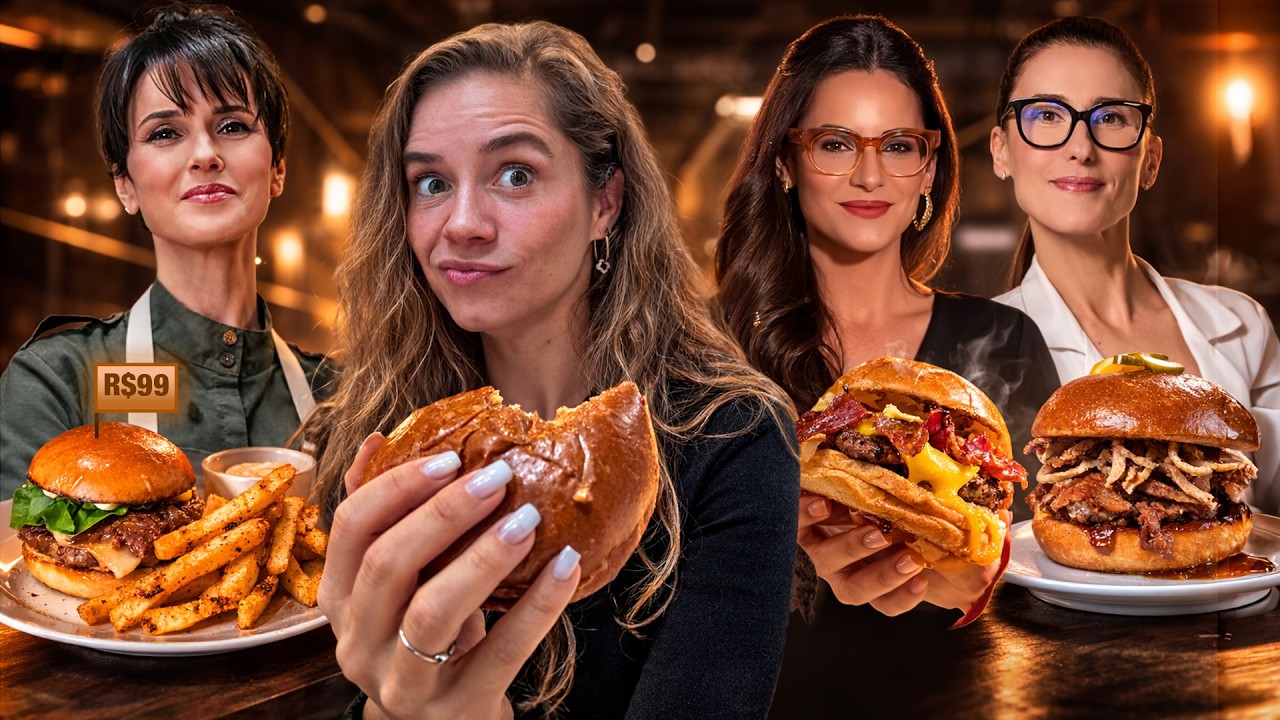 Julgando os Hambúrgueres da Paola Carosella, Helena Rizzo e Renata Vanzetto | Hambúrguer Perfeito