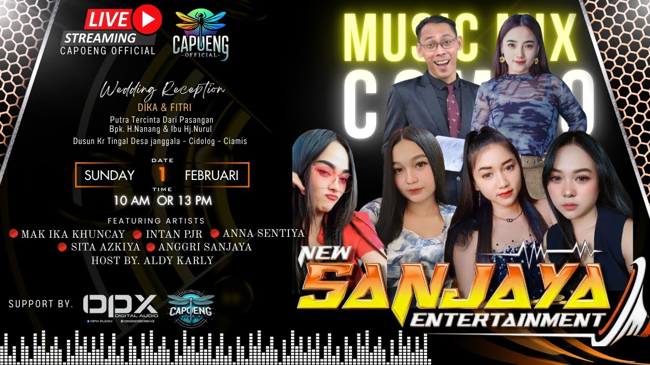 🔴 Live Sore  New SANJAYA Entertainment | Weding DIKA & FITRI | Jenggala, Minggu 1 Februari 2026