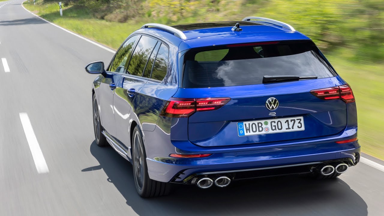 Neuer Volkswagen Golf 8 R Variant 2022 - Fahren & Sound, Innen Au&szlig;en Details (320PS - TSI 7-DSG)
