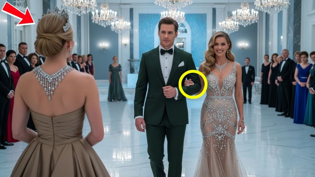 Mit der Affäre im Rampenlicht – während seine Frau heimlich die Diamant-Gala besaß