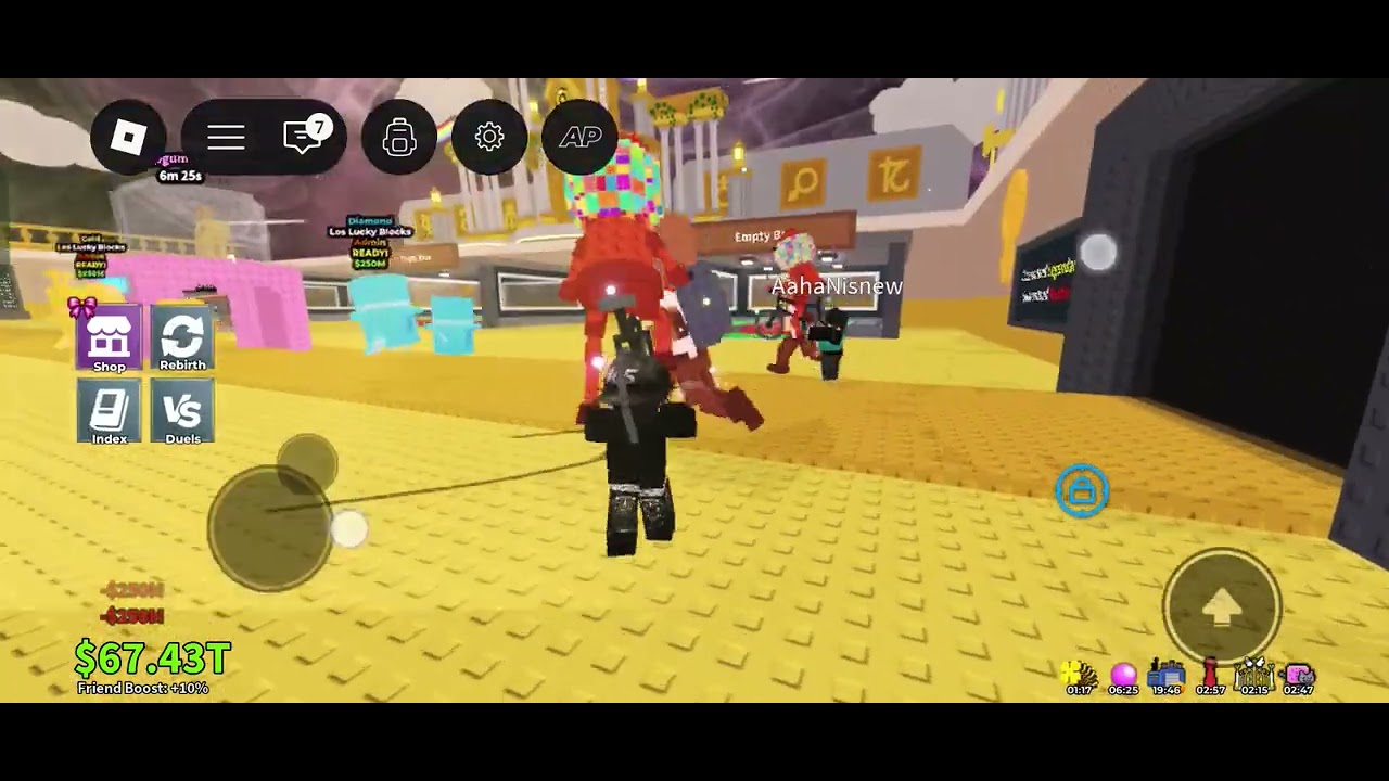  I played the admin abuse and this happend😱#admin abuse #roblox #steal a brainrot
