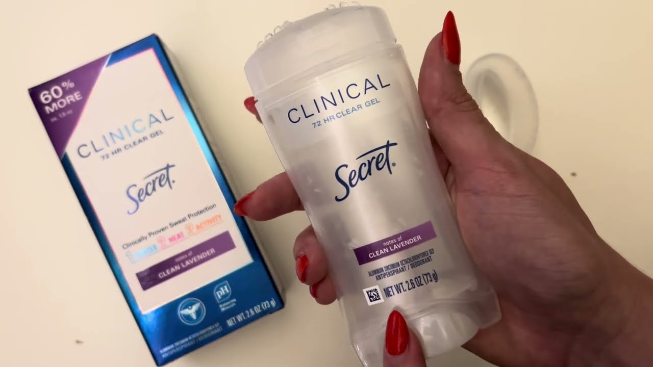 Secret Clinical Strength Clear Gel Antiperspirant and Deodorant, Clean Lavender Honest Review