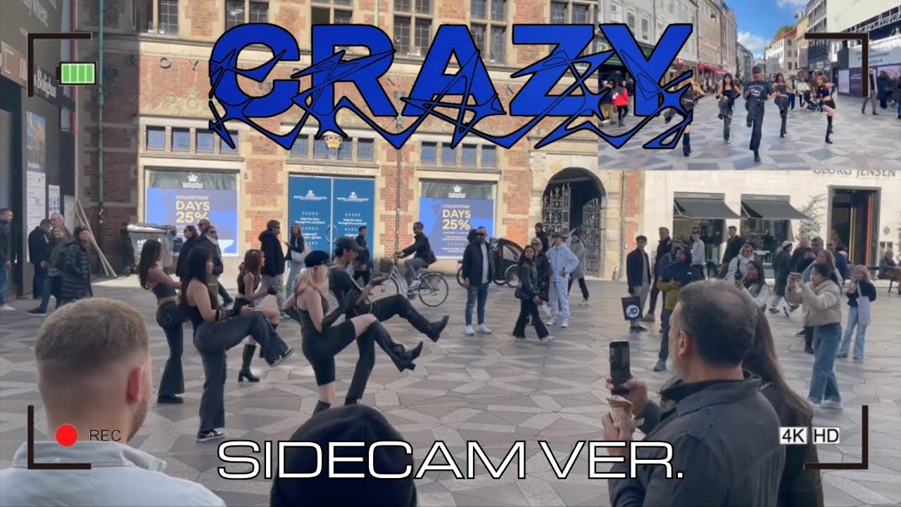 [KPOP IN PUBLIC, SIDECAM, DENMARK] LE SSERAFIM (르세라핌) - ‘CRAZY’ COVER | EUNOIA DANCE CREW