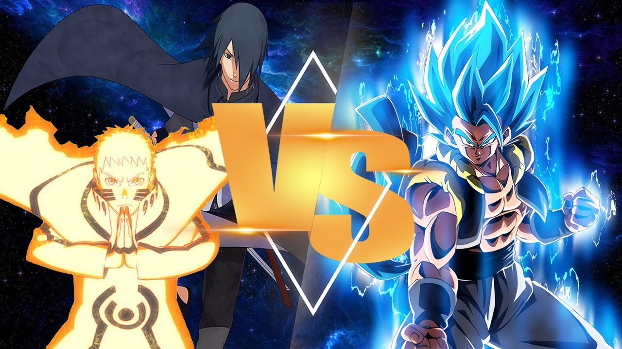 Hokage Naruto & Sasuke VS Gogeta (Sprite Animation) (Boruto X Dragon Ball Super)