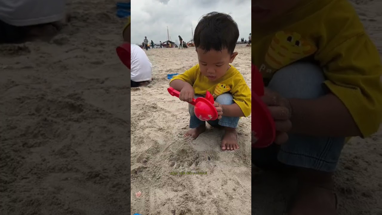 PANTAI LAGOON ANCOL | SERUNYA BERMAIN PASIR DI PANTAI ANCOL 