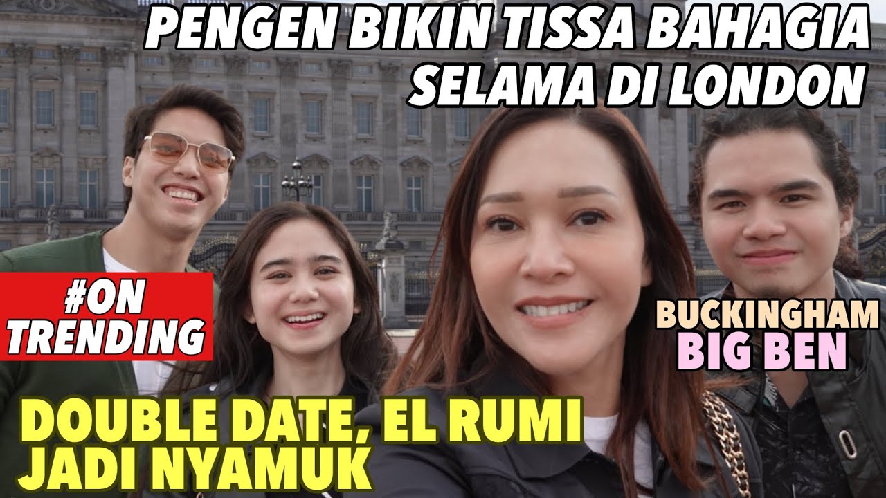 MAIA ESTIANTY PENGEN BIKIN TISSA HAPPY. NGAJAK KELILING LONDON. JADI TURIS, DIFOTOIN EL RUMI..