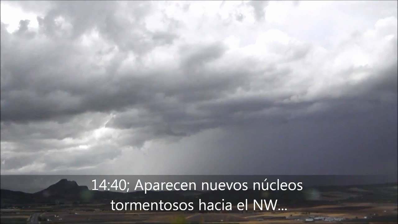 HD: Formación de una Fuerte Tormenta de verano. Archidona (17-08-2010)