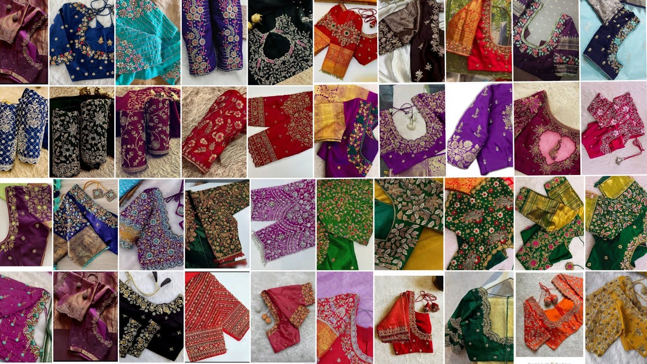 New model computer work blouse designs || beautiful and trendy designs ♥️💕