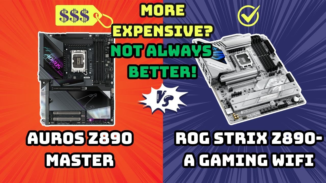 AORUS Z890 Master vs ROG Strix Z890-A Gaming Wifi: Unboxing and Review