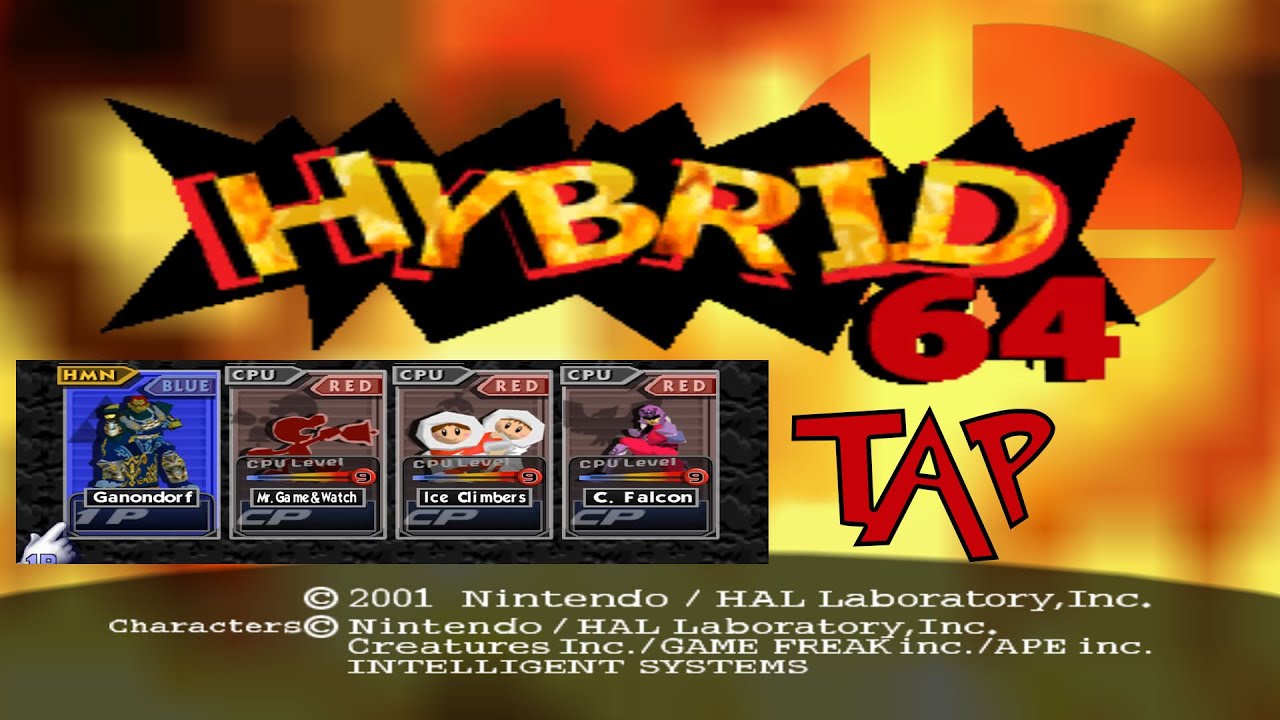 【スマブラDX】Hybrid 64 ガノンドロフ vs CPU's【TAP】/【SSBM】Hybrid 64 Ganondorf vs CPU's【TAP】