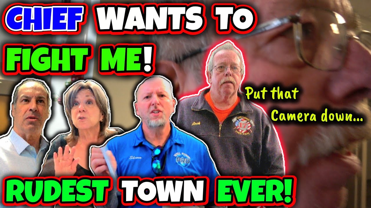 💥Chief Tries to FIGHT Me! Rudest Town EVER! #Kent,NY