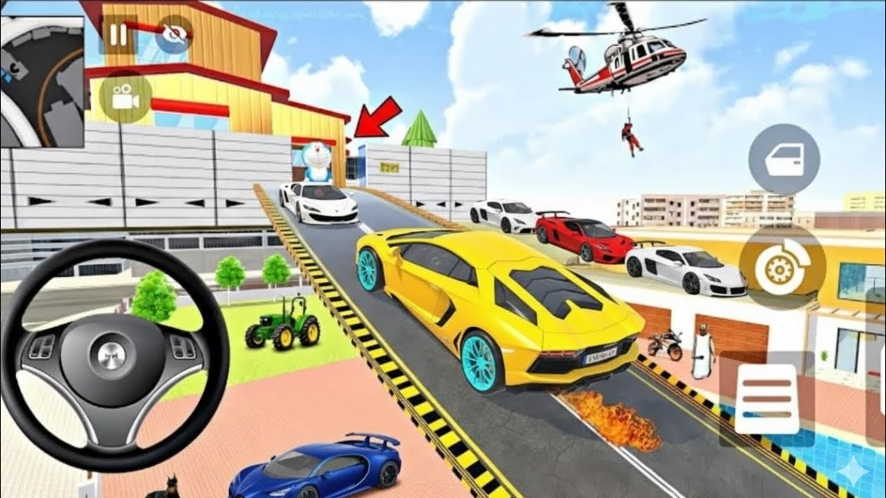Franklin Going to Doraemon House 💥🏡 Indian Theft Auto Simulator 😱Doraemon House in Indian Theft Auto