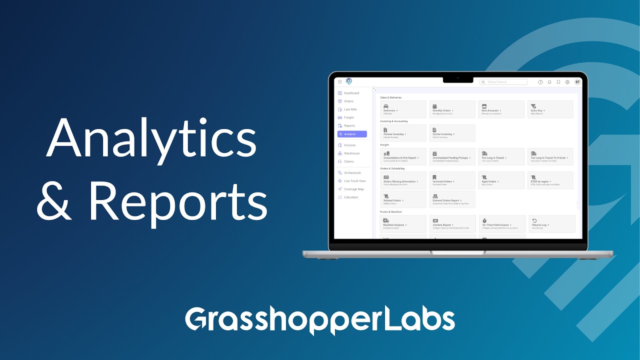 Exploring the Analytics and Reports in Grasshopper Labs