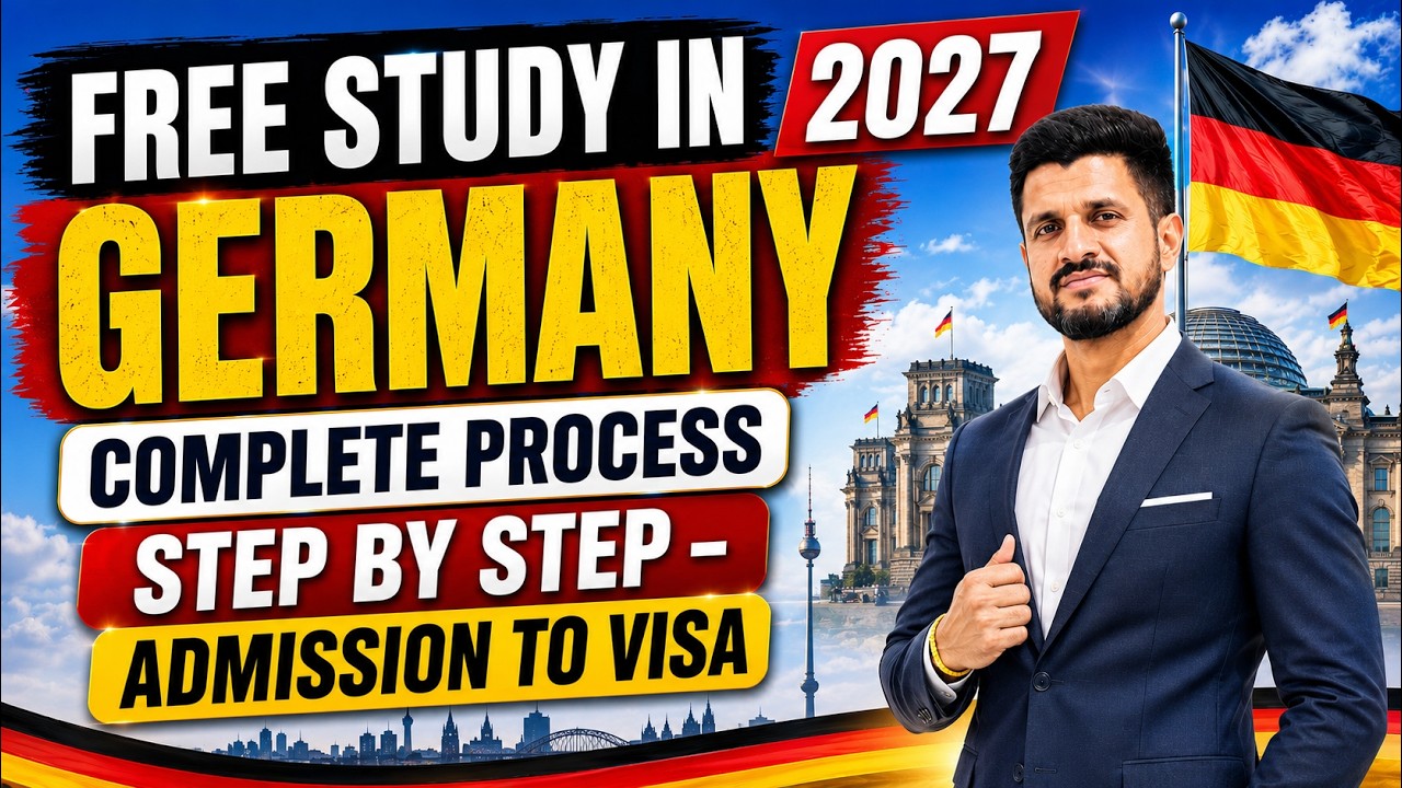 Study in Germany 2027🚨 Free Education, Public Universities, Visa Process | Germany Student Visa 2027