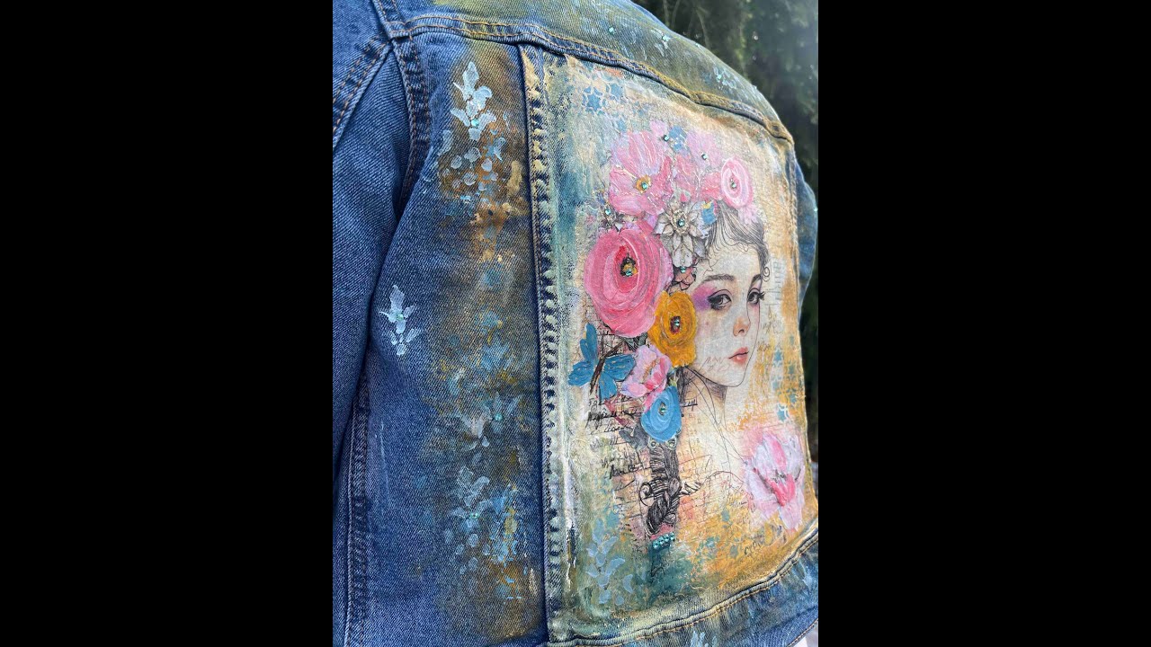 Cómo Hago una Chaqueta Vaquera Con Pinturas @CadenceCraft