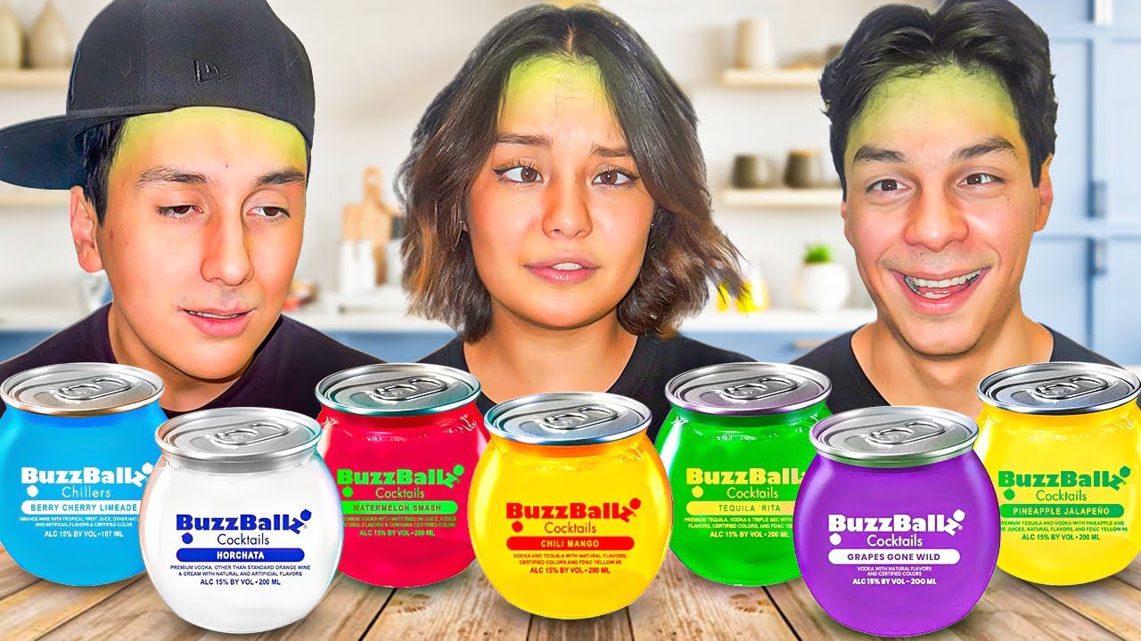 PROBANDO TODOS LAS NUEVAS BEBIDAS CON ALCOHOL DEL 7 ELEVEN - Barbie Pvm