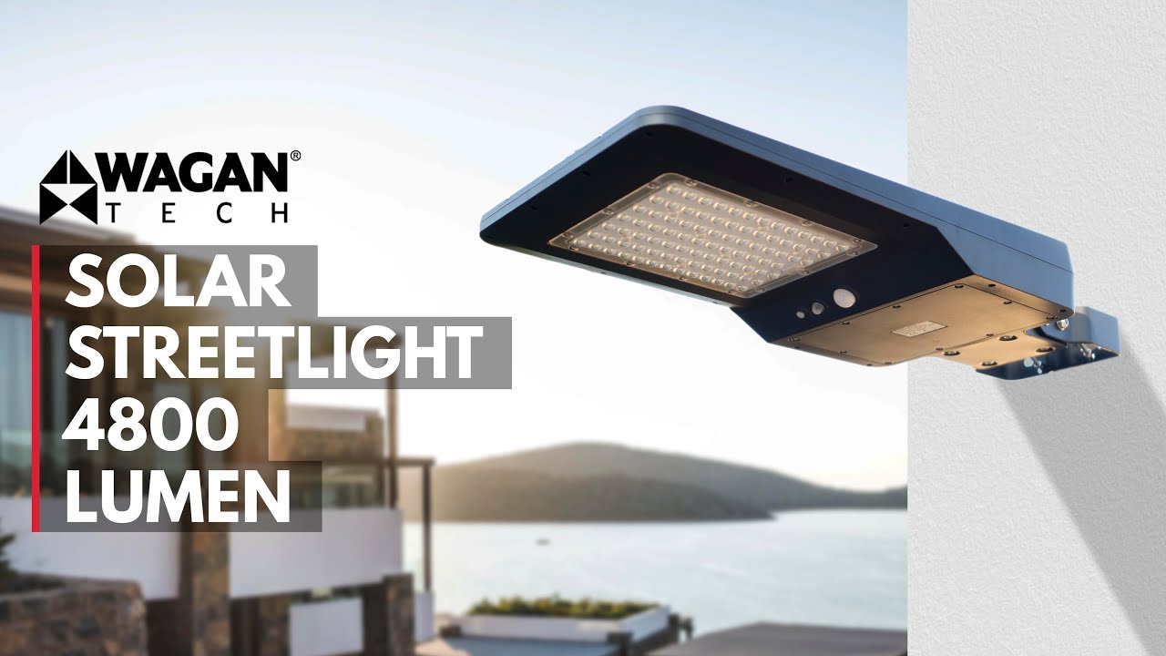 Solar + LED Floodlight 4800 - Unboxing & Features (Item #8592)