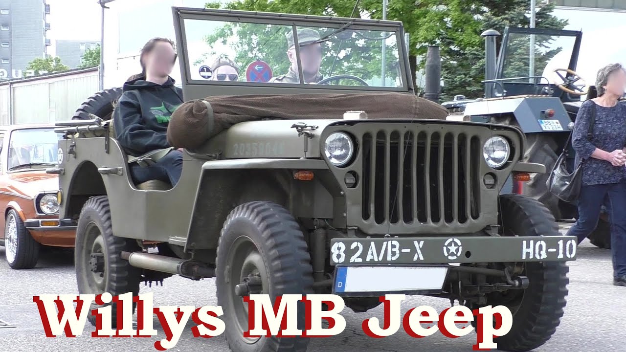 Willys MB Jeep (1944) auf der Stra&szlig;e * on the road * original US Jeep 2.WK / WWII