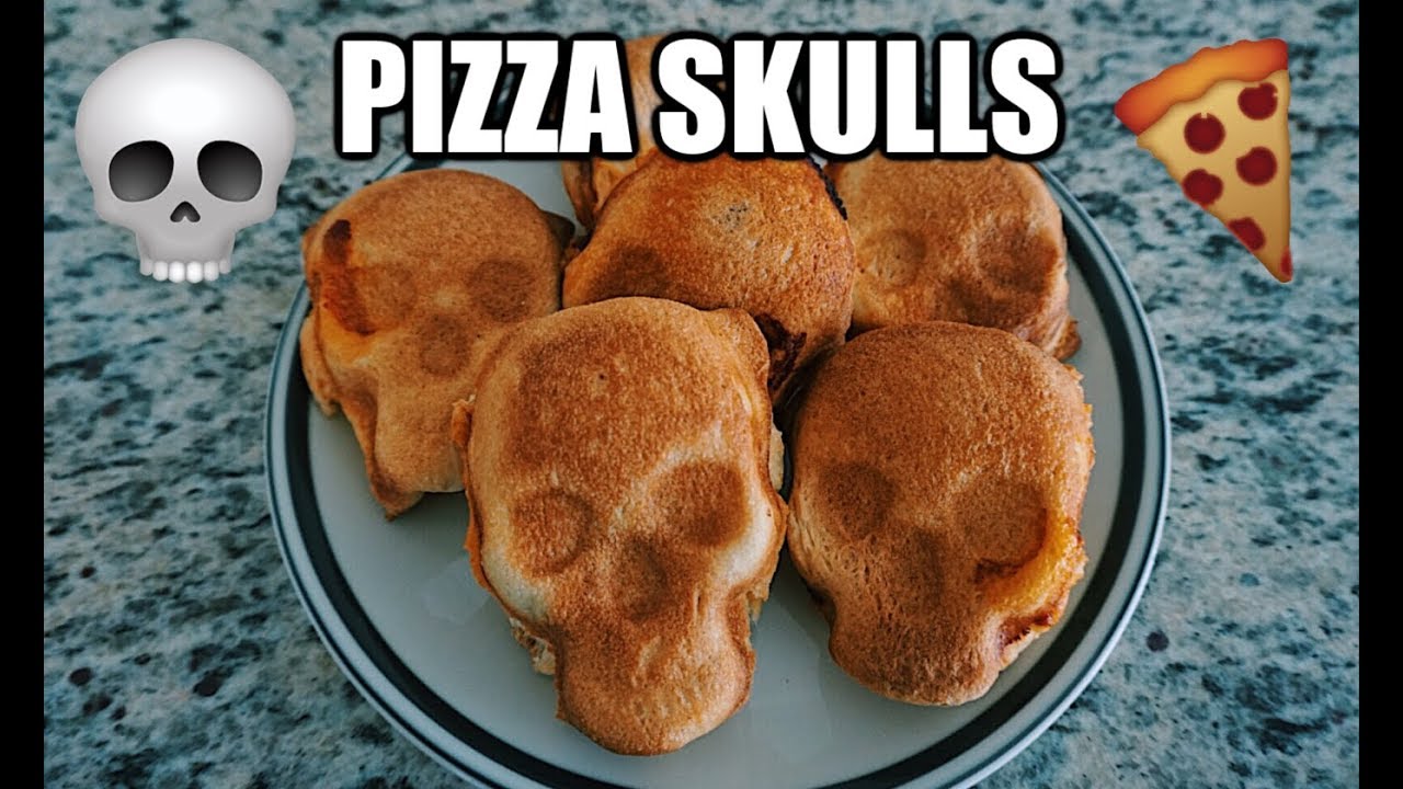 SKULL PIZZA BITES 🍕💀 | Spooky Snacks