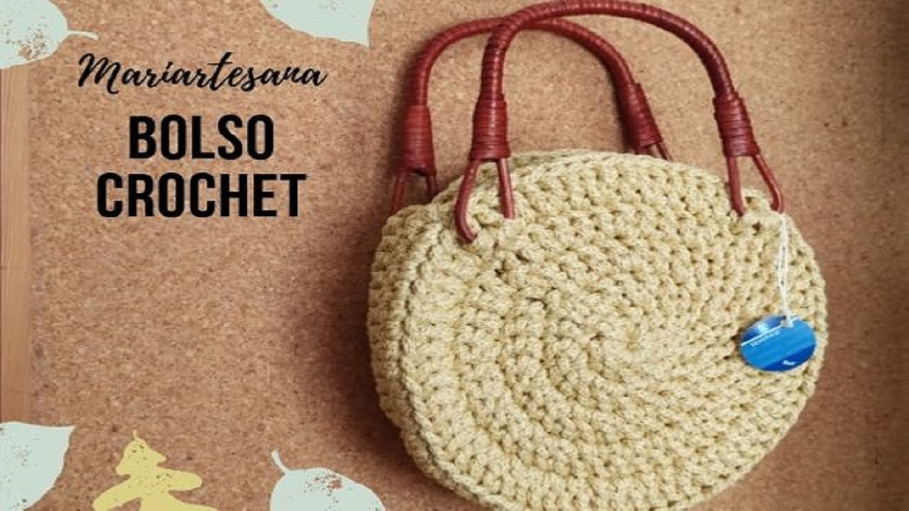 Como tejer bolso redondo a crochet