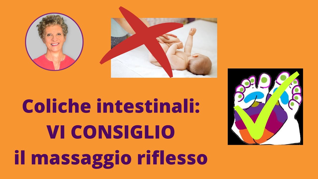 Neonati e Coliche intestinali: il massaggio riflesso nei piedi