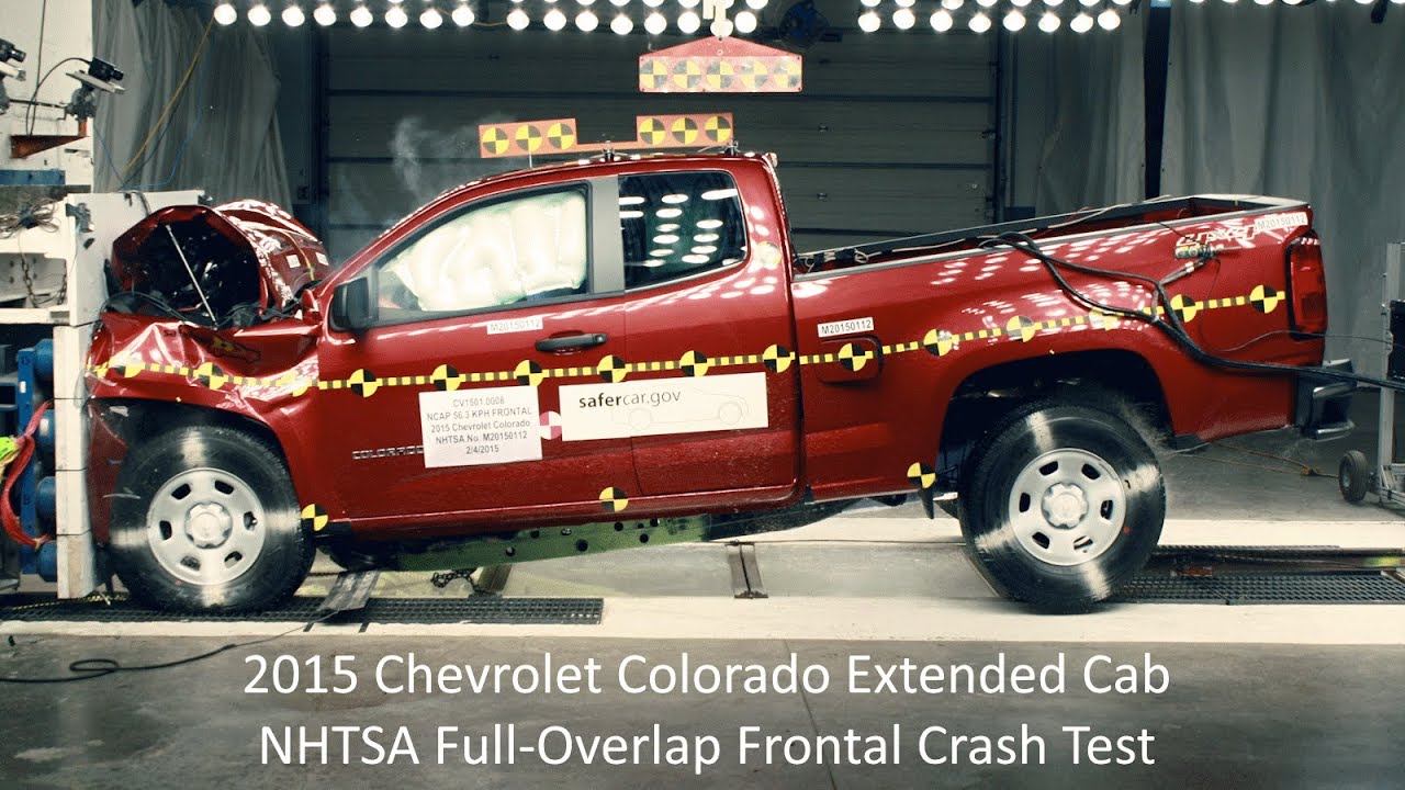 2015-2022 Chevrolet Colorado / GMC Canyon Extended Cab NHTSA Full-Overlap Frontal Crash Test