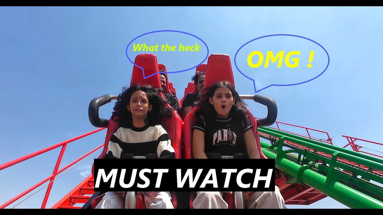 Trying Roller Coaster with my Bestie at Wonderla Hyderabad