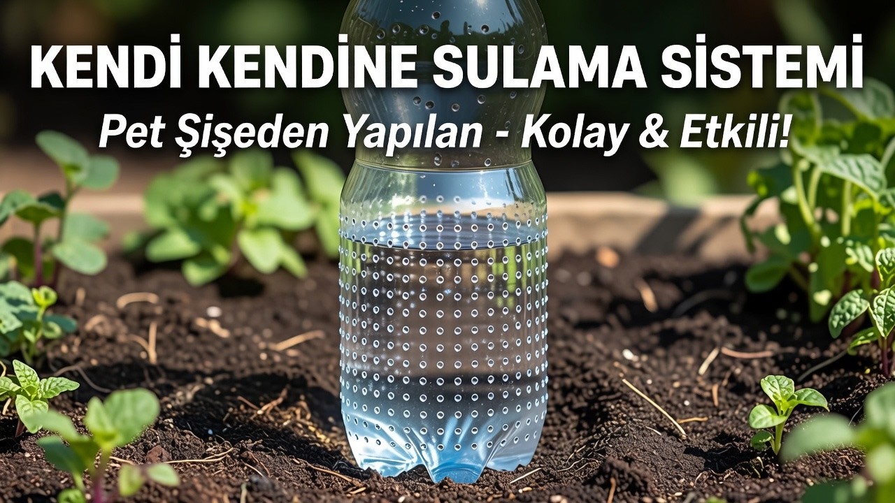 PET ŞİŞE İLE EN DOĞRU SULAMA....