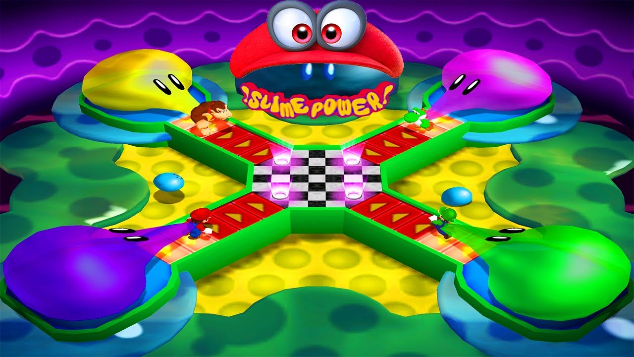 Mario Party 4 - All Tricky Minigames - Mario vs Luigi vs Yoshi vs Donkey Kong