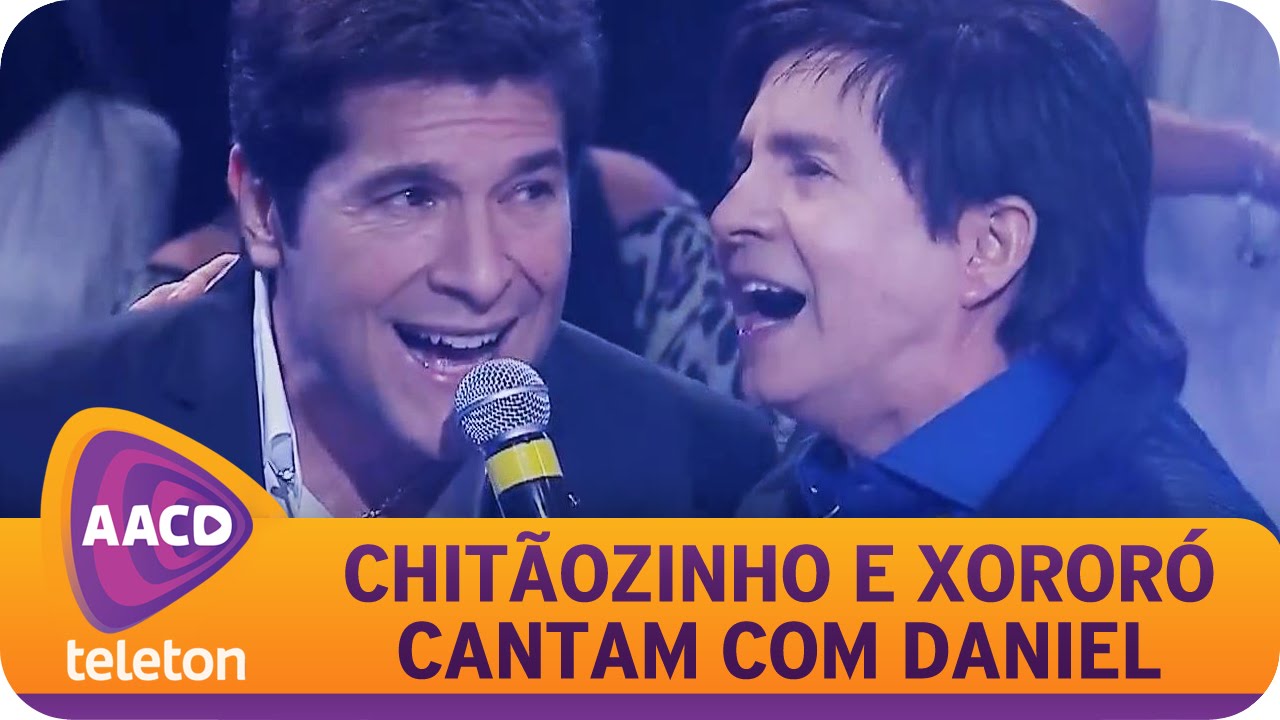 Dupla Chitãozinho e Xororó canta com Daniel no Teleton 2014