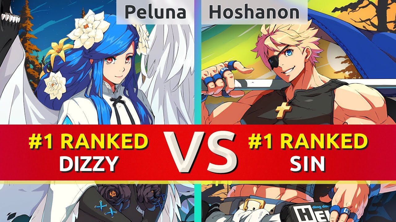GGST ▰ Peluna (#1 Ranked Dizzy) vs Hoshanon (#1 Ranked Sin). High Level Gameplay