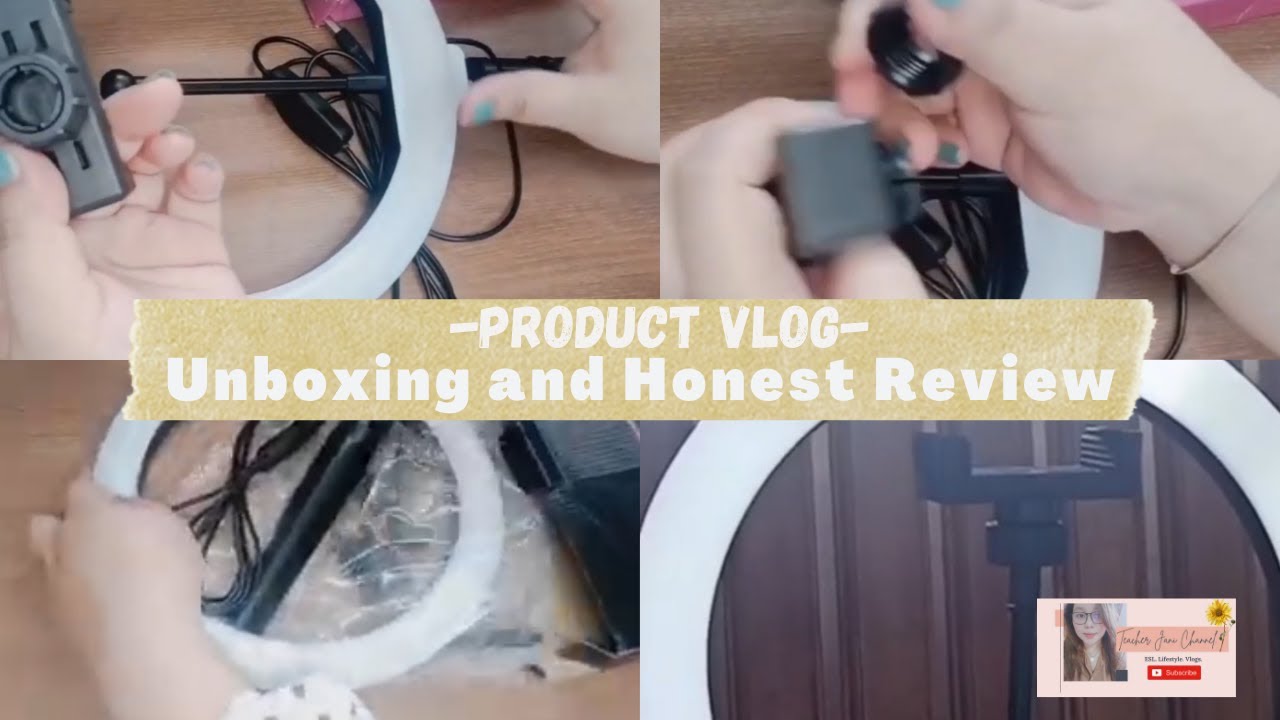 26cm LED RING Light with Tripod Stand and Phone Holder Unboxing | Budget Friendly | ESL