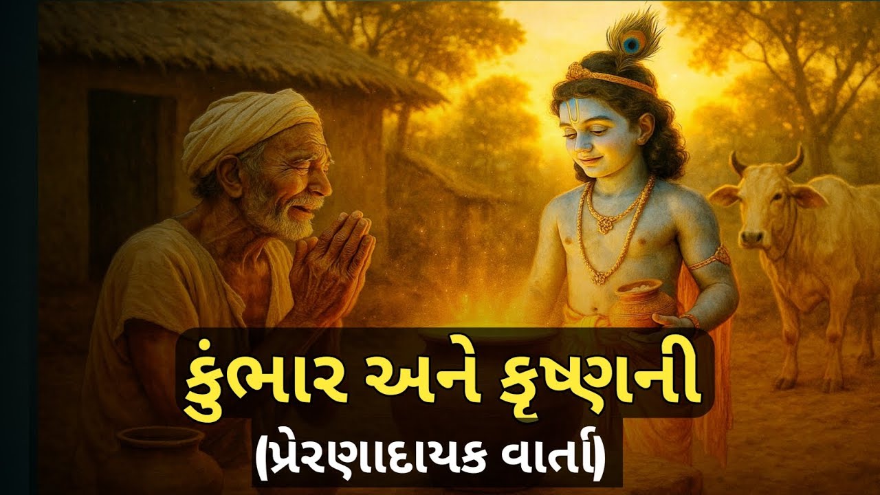 ક્રિષ્ના અને કુંભાર ની ગુજરાતી વાર્તા | Krishna Ane Kumbhar Ni Gujarati Varta | Jay Shree Krishna
