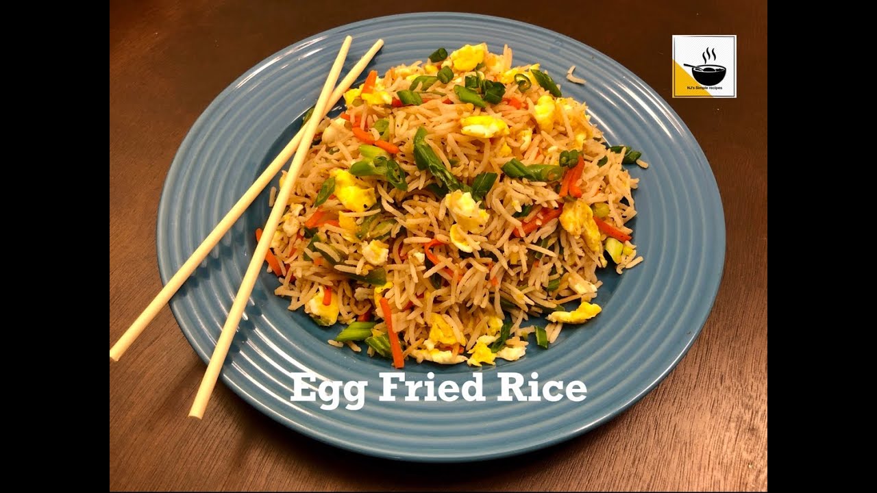 Egg fried rice - How to make egg fried rice - Cooking Egg fried rice -  Chinese Egg Fried rice