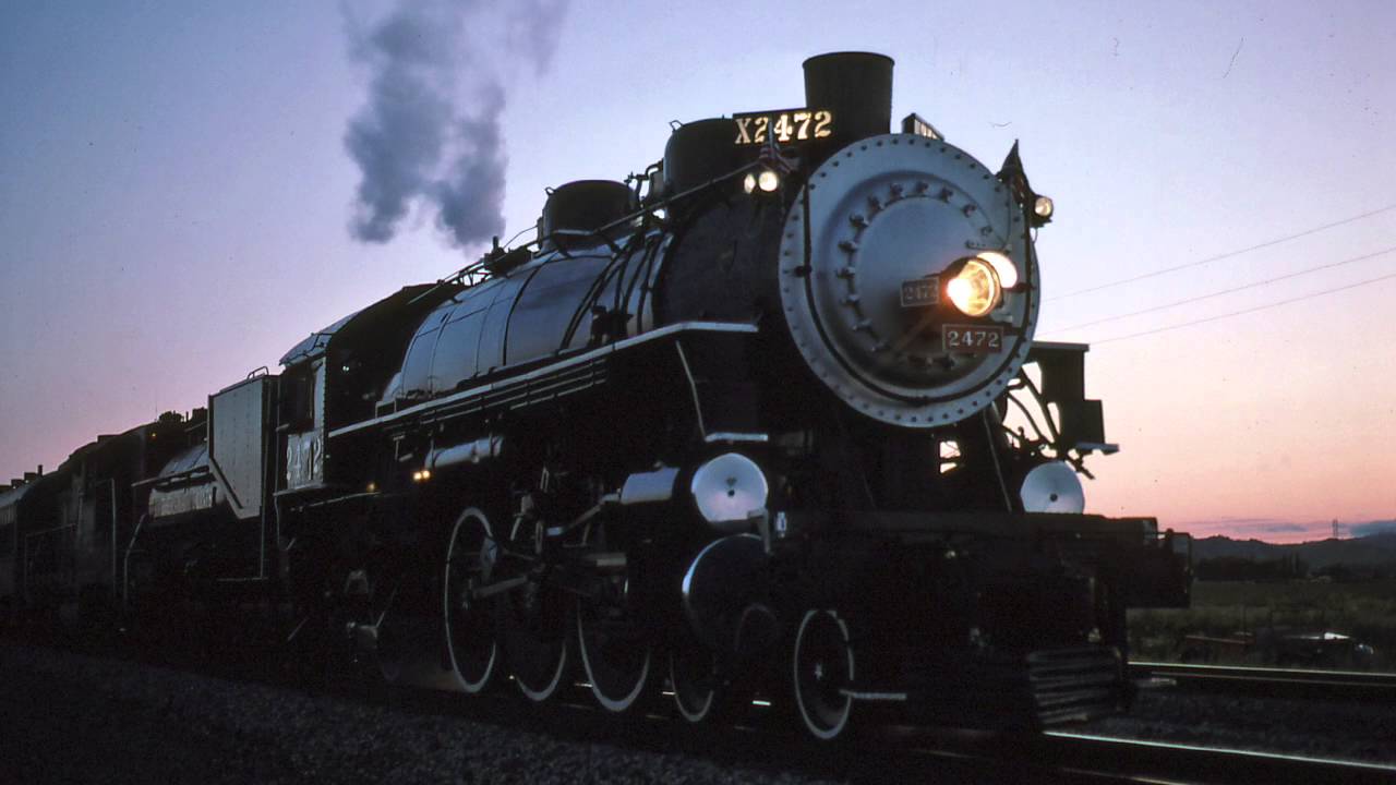 SP 2472 to and from Railfair '91